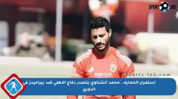 استمرار الحماية.. محمد الشناوي يتصدر دفاع الأهلي ضد بيراميدز في الدوري